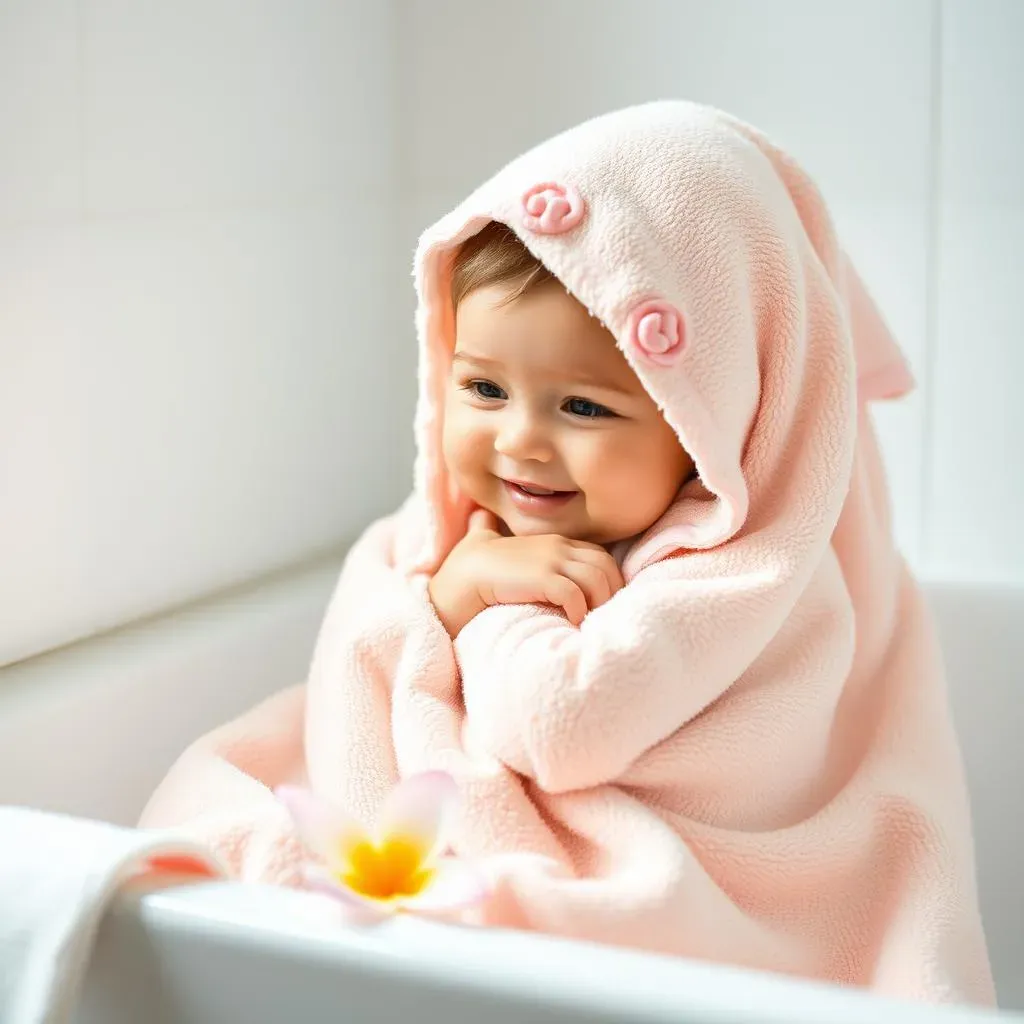 Amazing Baby Girl Bath Towel: Soft & Cozy for Your Little One