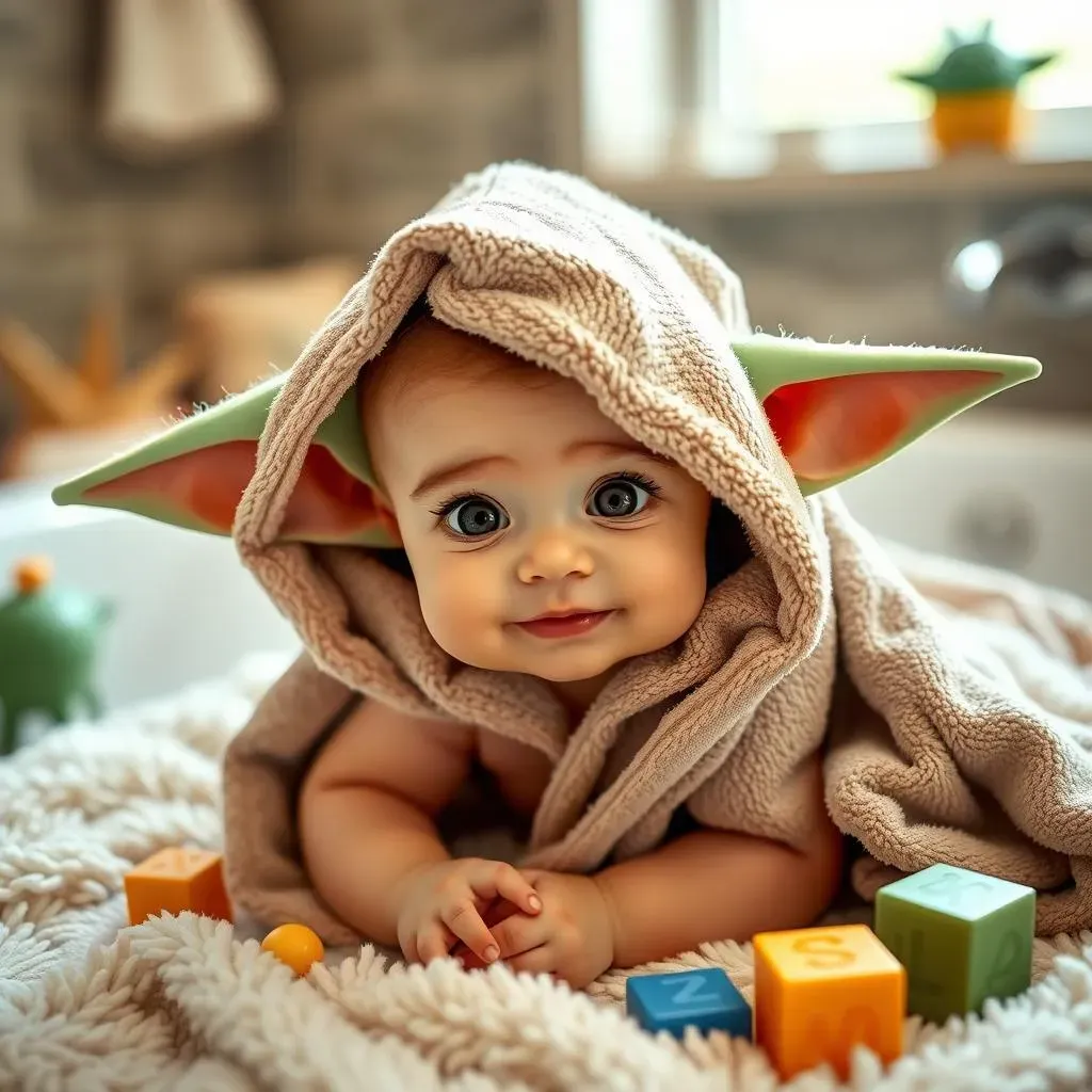 Amazing Baby Yoda Hooded Towel: The Cutest Gift Ever!