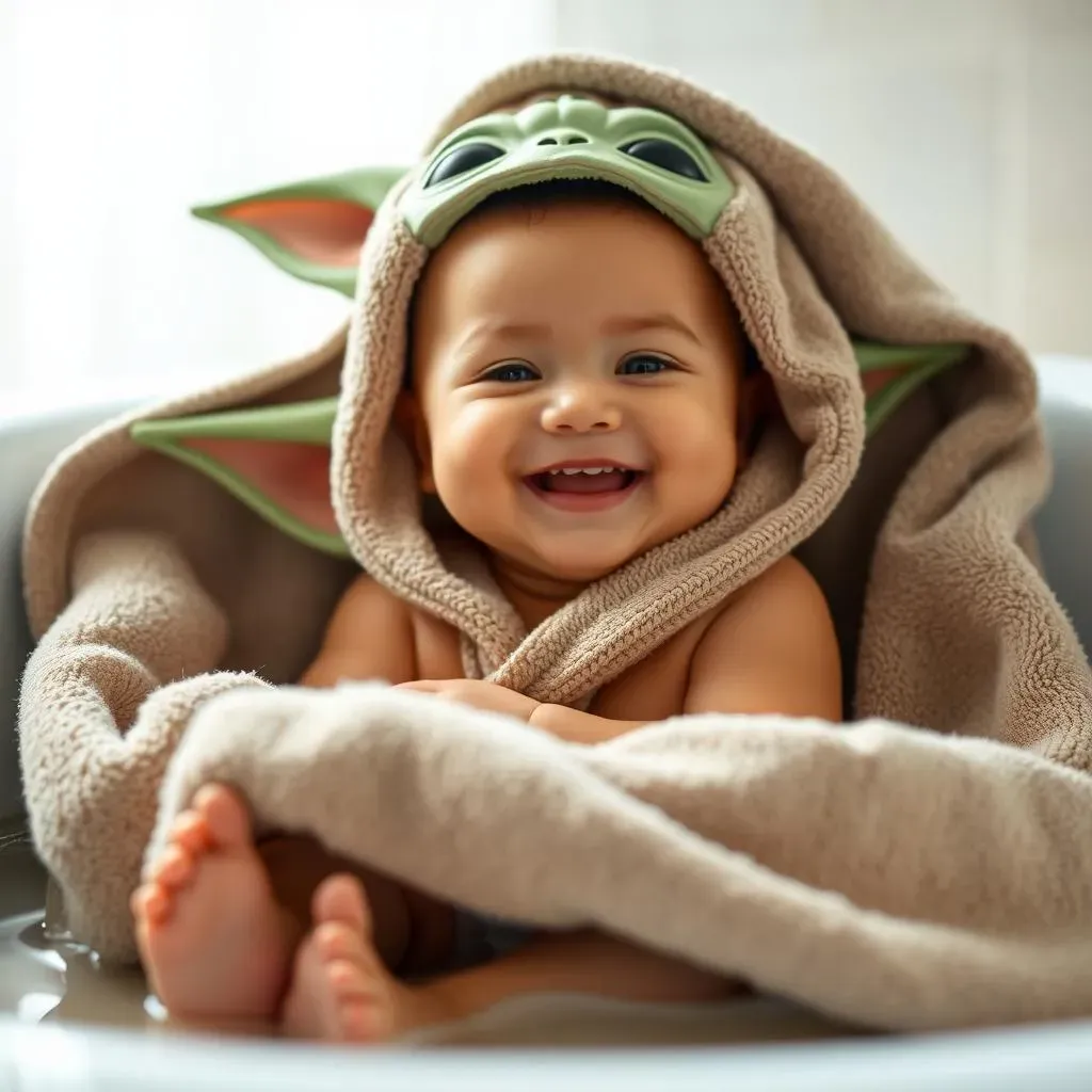 Absolute Cuteness: The Baby Yoda Towel You Need Now