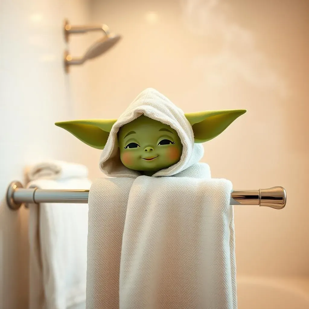 Caring for Your Baby Yoda Hooded Towel