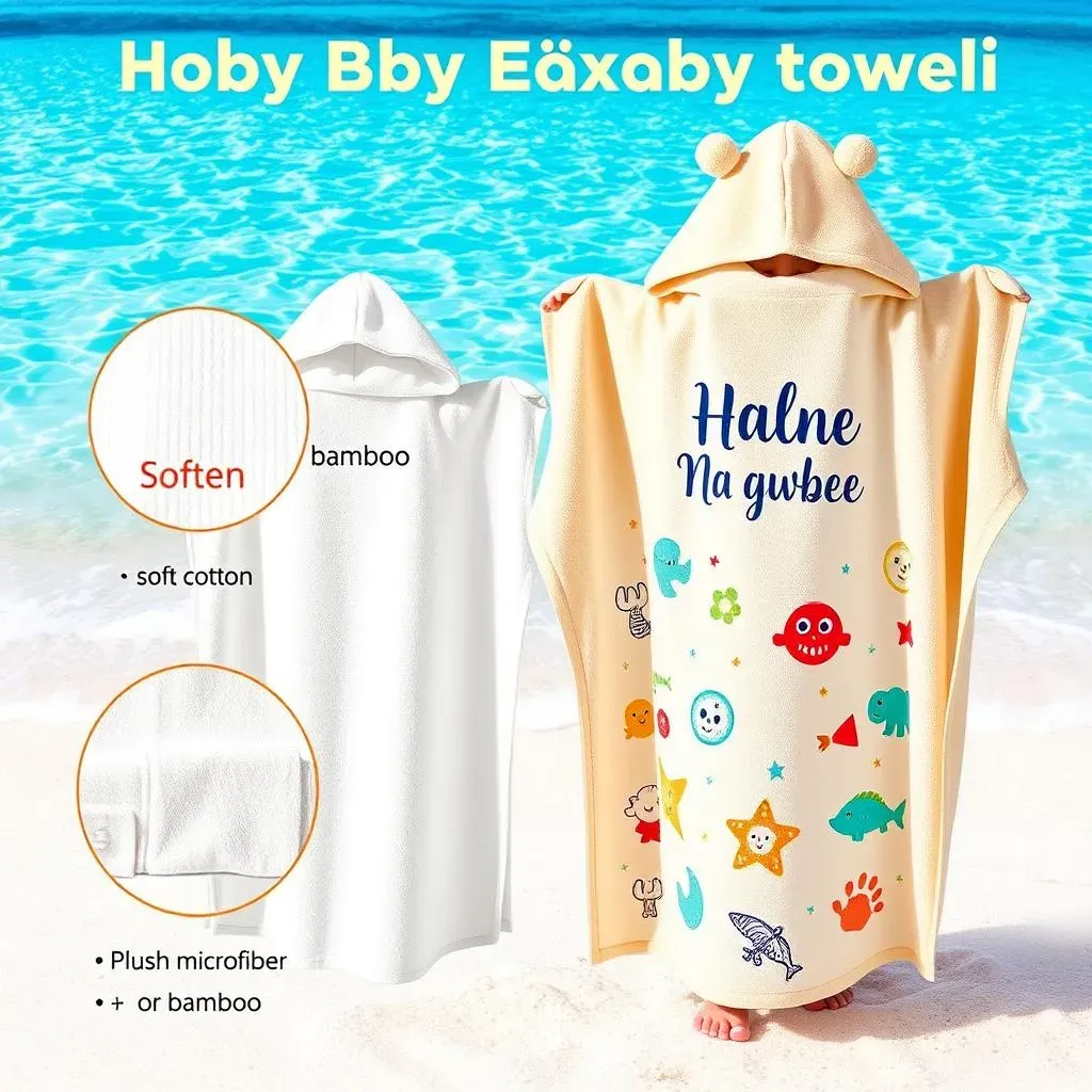 Choosing the Perfect Personalized Baby Beach Towel: Material, Size, and Design