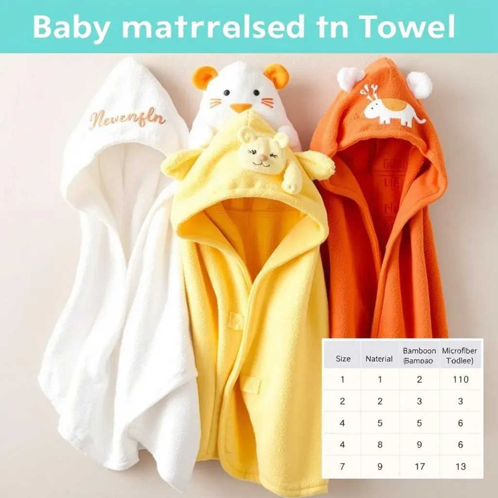 Choosing the Perfect Personalized Baby Hooded Towel: Materials, Size, and Design