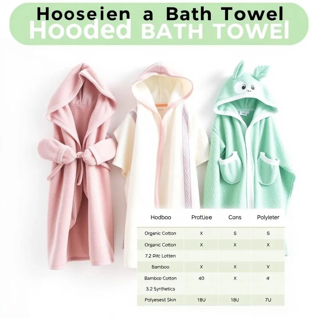 Choosing the Right Hooded Bath Towel: Materials and Sizes