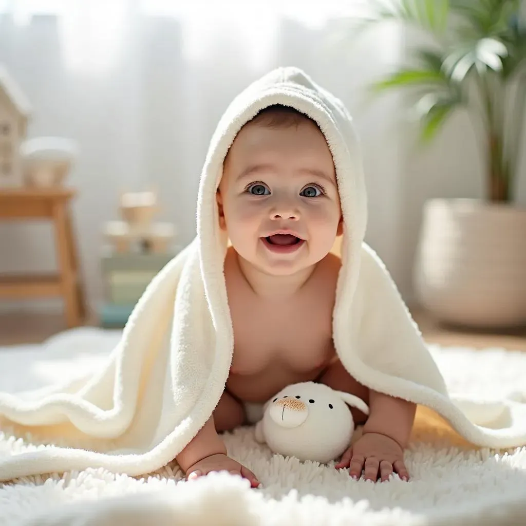 Finding the Right Baby Bath Towel with Hood : Material and Size