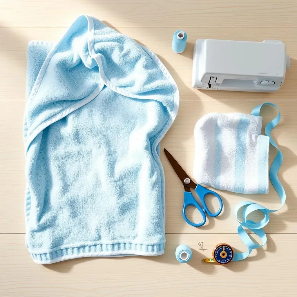 Gather Your Supplies for a DIY Hooded Baby Towel