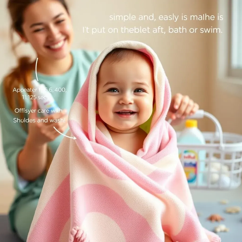 How to Use and Care for Your Baby Poncho Towel