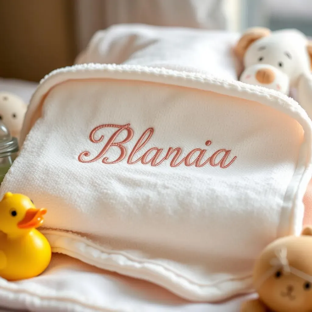 Absolute personalised baby towel: The perfect gift