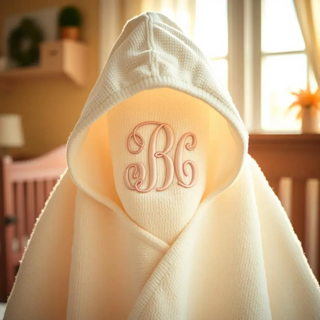 Personalizing Your Homemade Hooded Baby Towel