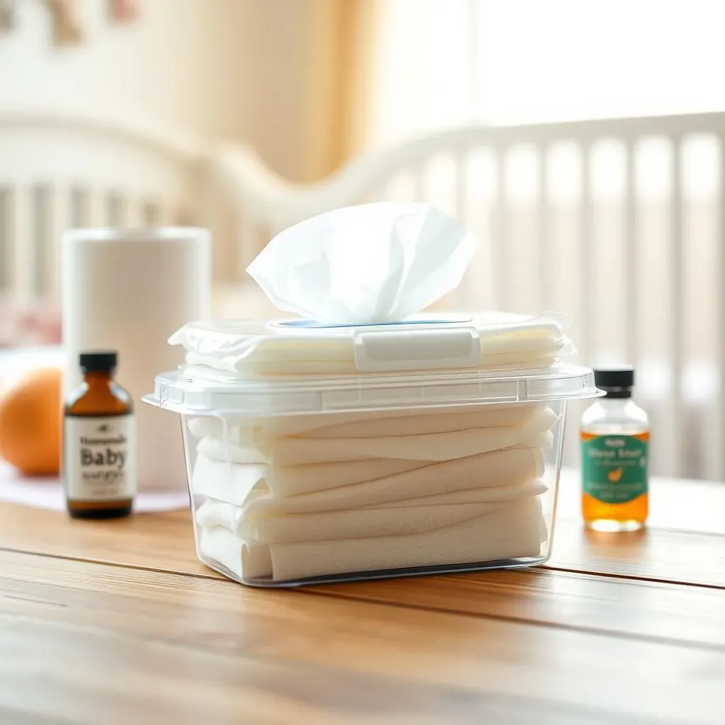 Storing and Using Your DIY Paper Towel Baby Wipes