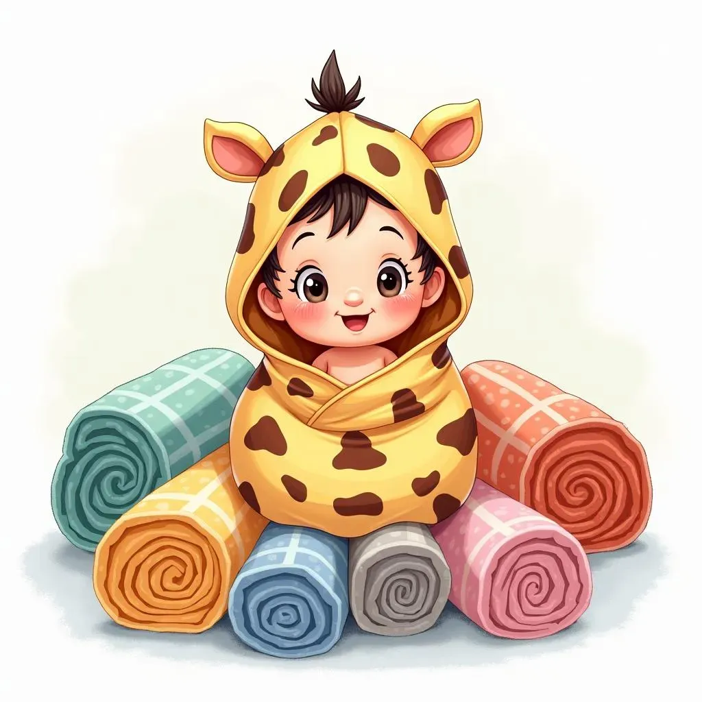 Top Baby Towel Animal Designs and Materials